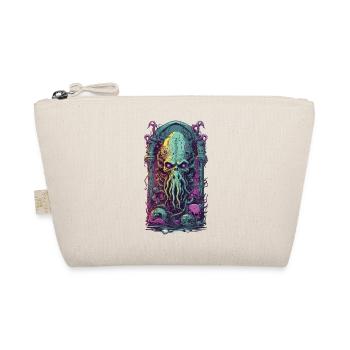 Okkultes Monster Dämon Tentakeln Gothic Design - Bio-Täschchen - Natur - Vorne