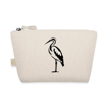 Simple petite cigogne - Trousse biologique - nature - Devant