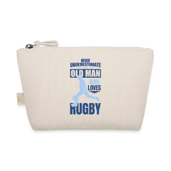 Unterschätze nie alte Rugbyspieler - Bio-Täschchen - Natur - Vorne