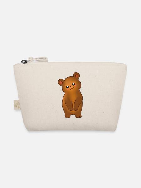 Teddy Bär cute - Bio-Täschchen - Natur