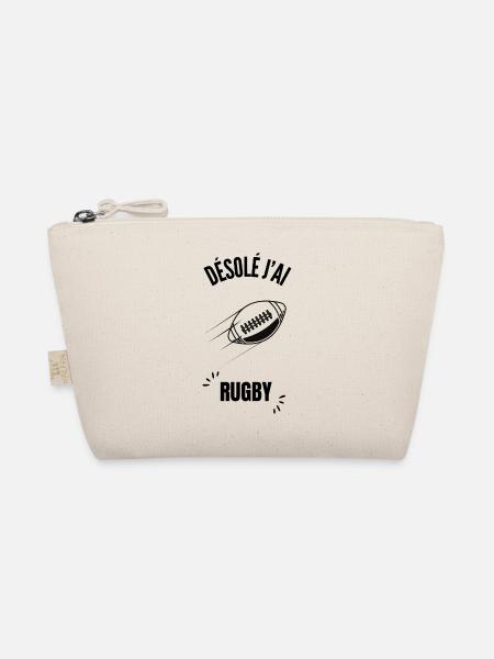 Outline Football Chart - Organic Pouch - nature - Front