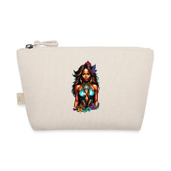 Afro Woman - Beauty - Organic Pouch - nature - Front