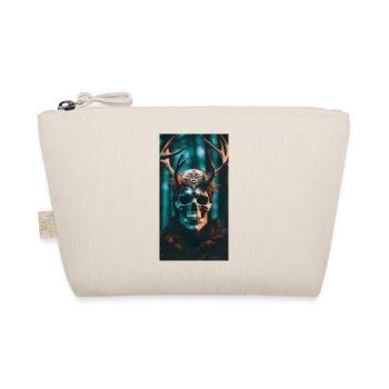Slavic ghost, Slavic, Skull with antlers - Organic Pouch - nature - Front