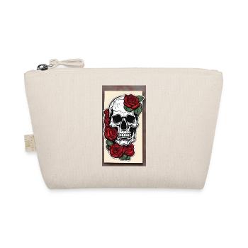 Skull with roses - Organic Pouch - nature - Front