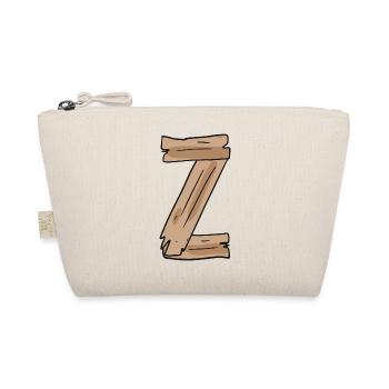 Lettre Z en bois Nom de la lettre en bois - Trousse biologique - nature - Devant