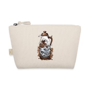 Japanese Coffee Aesthetics Streetwear Style - Organic Pouch - nature - Front