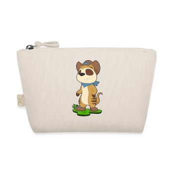 Meerkat Cowboy Cowboy Hat - Organic Pouch - nature - Front