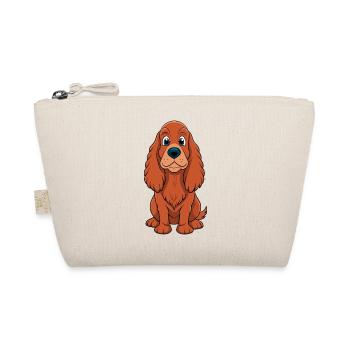 Relaxed Sussex Spaniel Dog Art - Organic Pouch - nature - Front