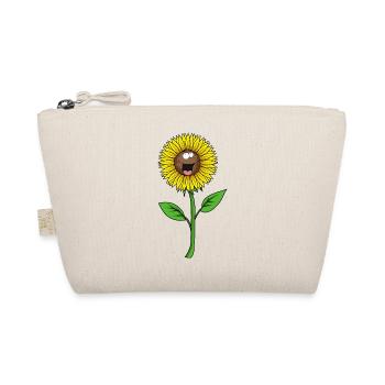 Tournesol visage amical mignon - Trousse biologique - nature - Devant