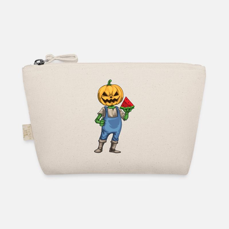 Jack O Lantern Halloween Watermelon Organic Pouch
