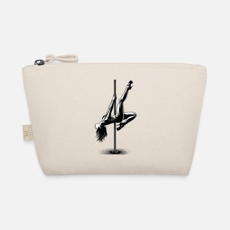 Pole Dance ultimative Körperkontrolle Geschenk - Bio-Täschchen - Natur