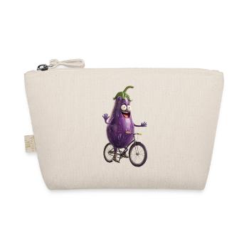 Vélo aubergine - Trousse biologique - nature - Devant