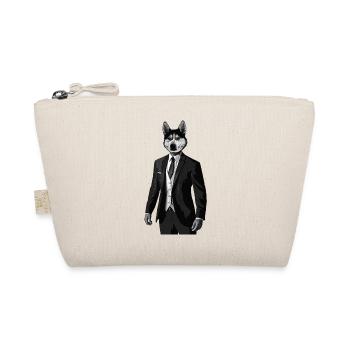 Husky avec costume Homme avec tête de chien - Huskyman - Trousse biologique - nature - Devant