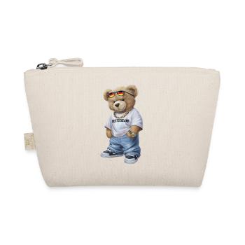 Teddybär Deutschland Fan Deutschlandfan Trikot - Bio-Täschchen - Natur - Vorne