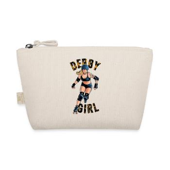 Roller Derby Rollschuhfahren für einen - Bio-Täschchen - Natur - Vorne
