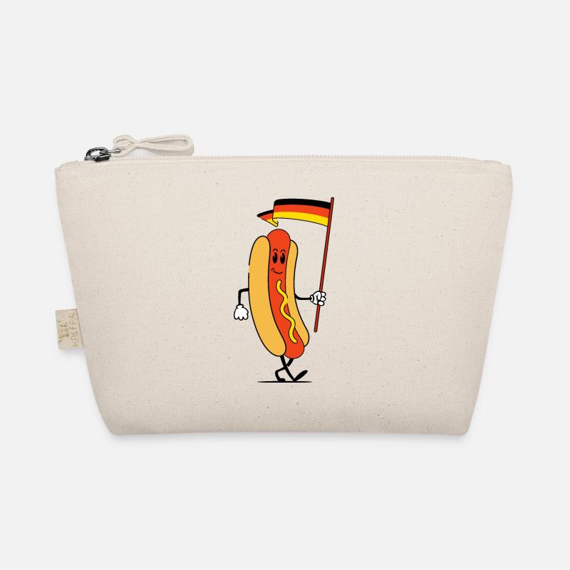 Hot dog with flag Organic Pouch