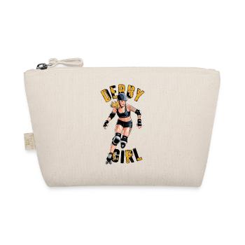 Roller Derby für einen Rollschuhfahrerin - Bio-Täschchen - Natur - Vorne