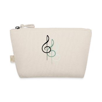 Music clef note melody music note sound - Organic Pouch - nature - Front