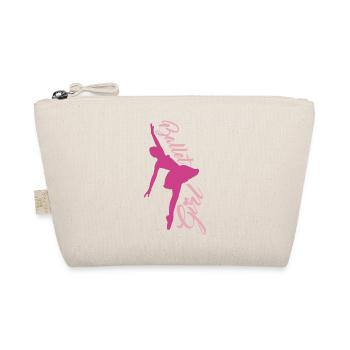 Ballet Dancer Girl - Organic Pouch - nature - Front