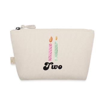 2e anniversaire bougie - Trousse biologique - nature - Devant
