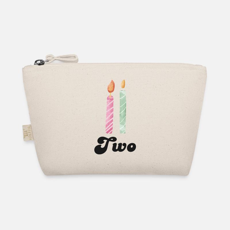 2e anniversaire bougie Trousse biologique