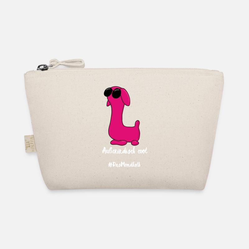 Pinky alien cool in white Organic Pouch