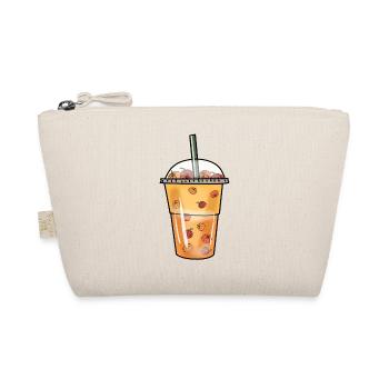 Bubble Tea Boba Boules de citrouille Halloween Mug - Trousse biologique - nature - Devant