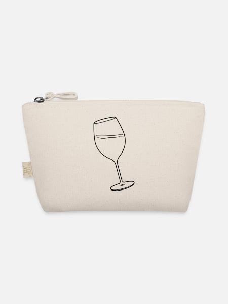 Wine glass - Organic Pouch - nature - Front