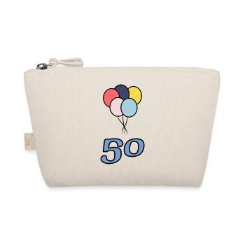 50. 50 ANS. 50e ANNIVERSAIRE. ANNIVERSAIRE 50 ANS. - Trousse biologique - nature - Devant