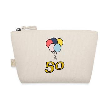 50. 50 ANS. 50e ANNIVERSAIRE. ANNIVERSAIRE 50 ANS. - Trousse biologique - nature - Devant