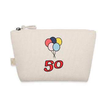 50. 50 ANS. 50e ANNIVERSAIRE. ANNIVERSAIRE 50 ANS. - Trousse biologique - nature - Devant