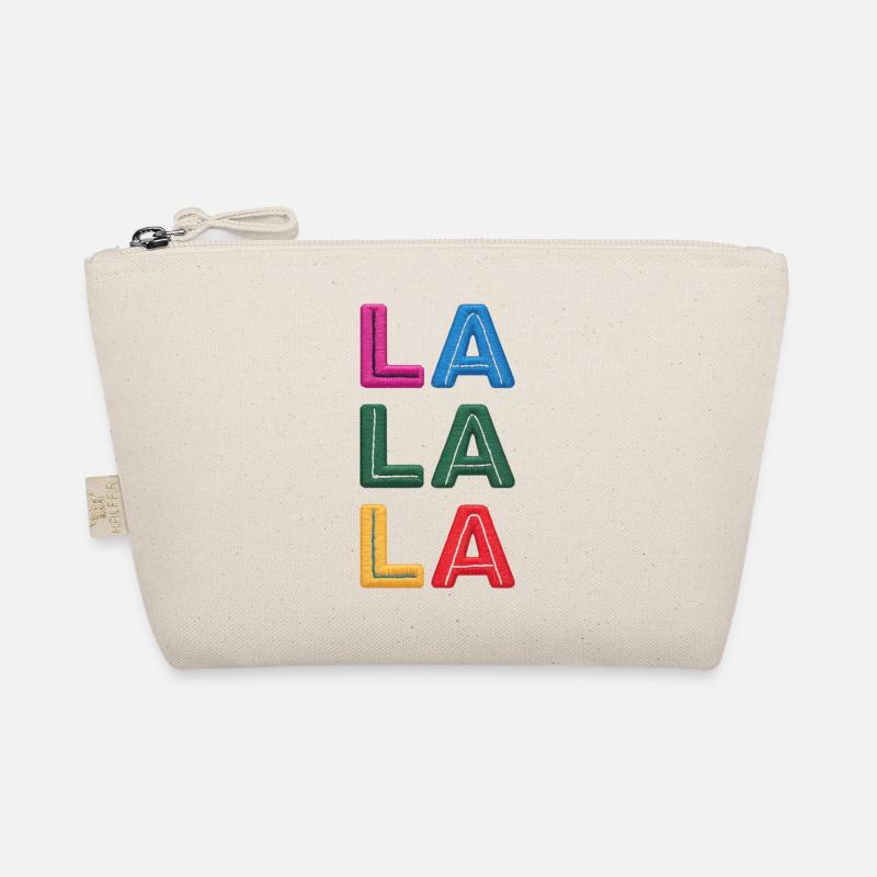 LA LA LA bestickt Bio-Täschchen