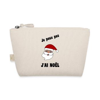 WEIHNACHTSMANN. WEIHNACHTEN. FROHE WEIHNACHTEN. ICH KANN NICHT - Bio-Täschchen - Natur - Vorne