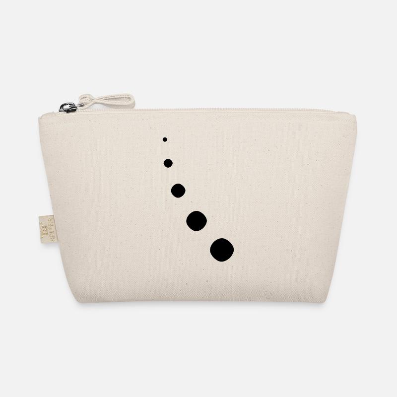 Punkte Dekor Bogen Bio-Täschchen