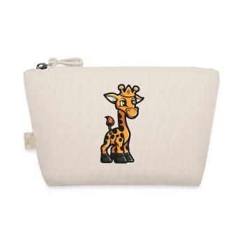 Girafe Cartoon Couronne - Trousse biologique - nature - Devant