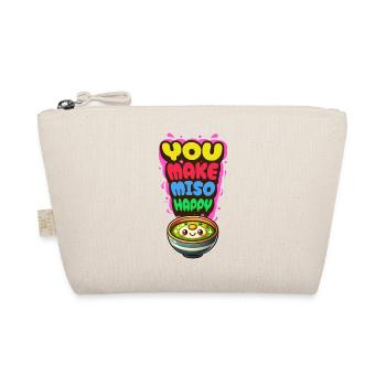 You Make Miso Happy Funny Japanese Soup Art - Bio-Täschchen - Natur - Vorne