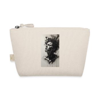 Coal Drawing of Emotion - Organic Pouch - nature - Front