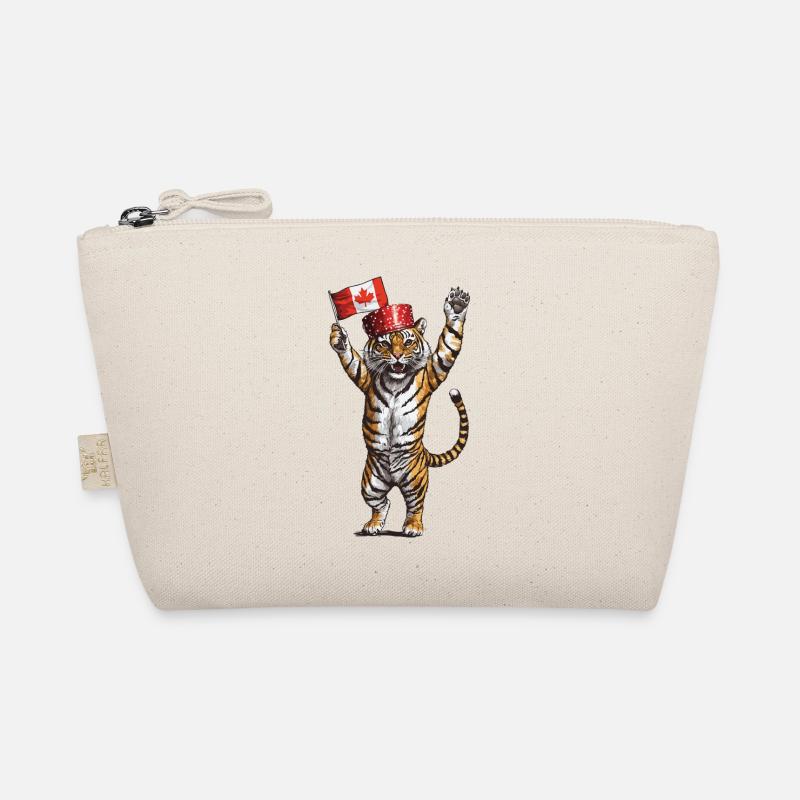 Tiger - Bio-Täschchen - Natur