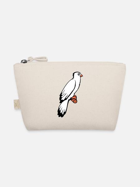 oiseau assis mignon cage branche animal de compagnie cher perroquet - Trousse biologique - nature - Devant