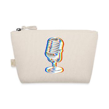 Glitch Microphone – Sound Art - Organic Pouch - nature - Front