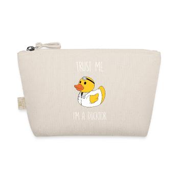 Trust me I'm a Ducktor - Organic Pouch - nature - Front
