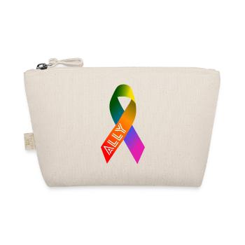 Queer Community Ally Schleife - Bio-Täschchen - Natur - Vorne