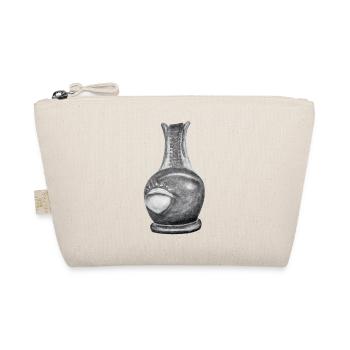 Old Shuh with Hole - Organic Pouch - nature - Front
