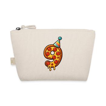 Célébration de la part de pizza numéro neuf - Trousse biologique - nature - Devant