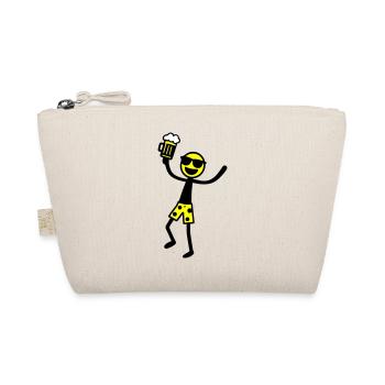 Stick Figure Bière Fête Vacances - Trousse biologique - nature - Devant