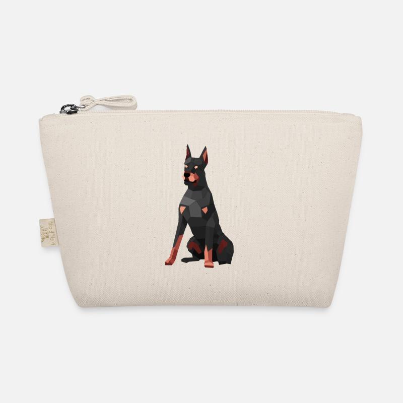 Doberman moderne – art low poly Trousse biologique