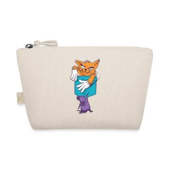 Chat joueur avec motif de souris - Trousse biologique - nature - Devant