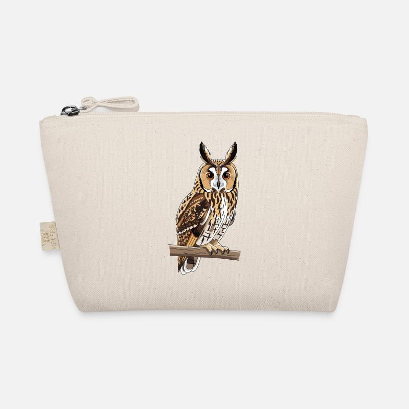 Long-eared Owl Asio Otus Organic Pouch
