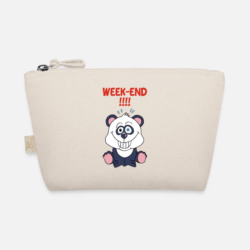 Panda on the weekend Organic Pouch