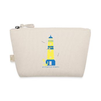 Lighthouse with seagulls and anchor - Organic Pouch - nature - Front